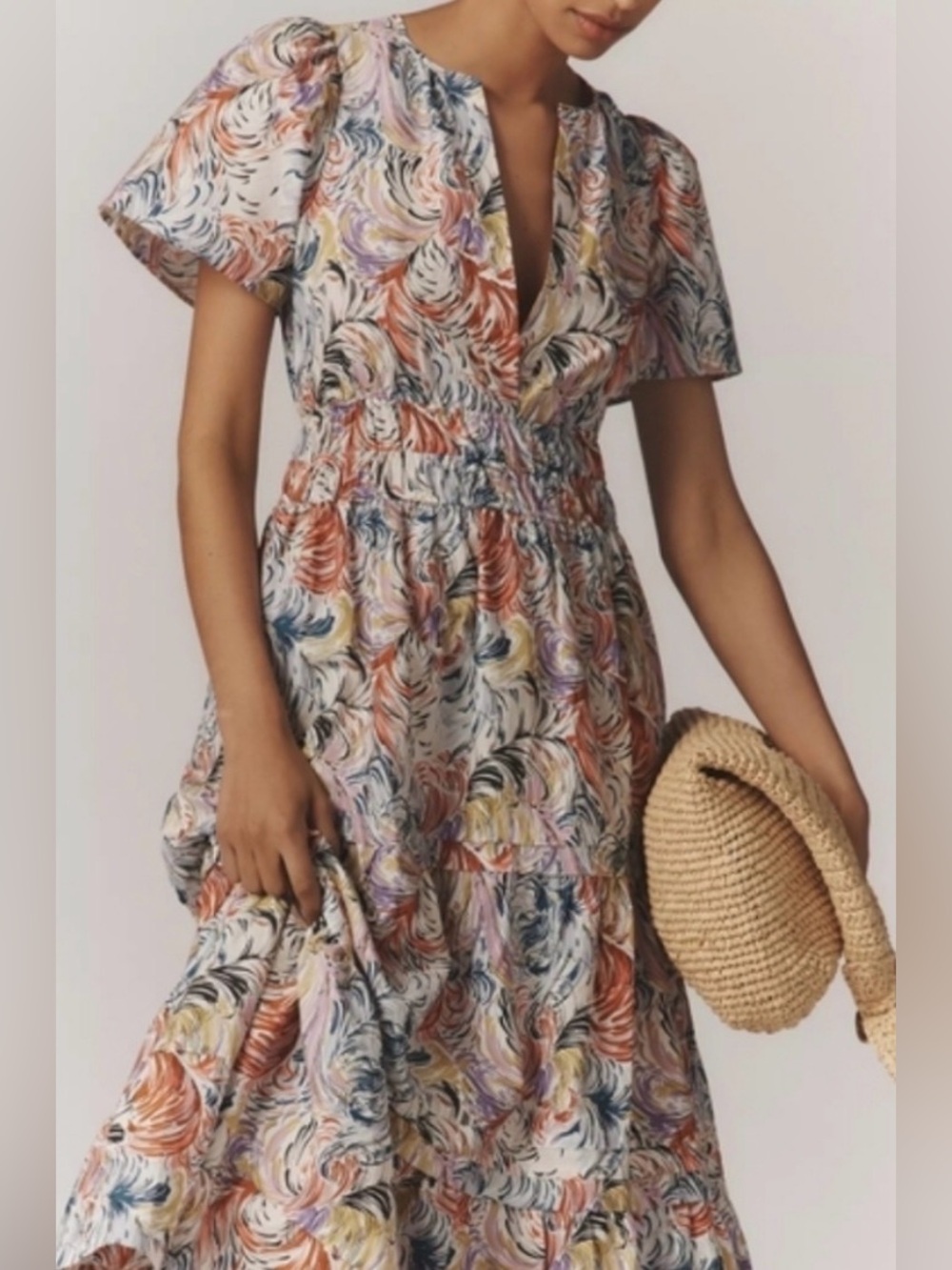 ✨ Anthropologie Somerset Maxi Dress Sz S - Picture 3 of 7